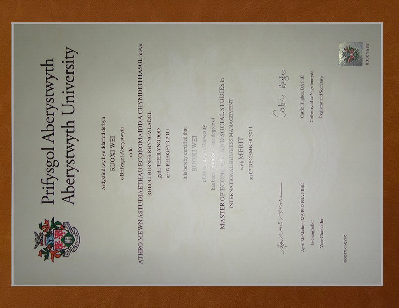 Prifysgol Aberystwyth fake degree