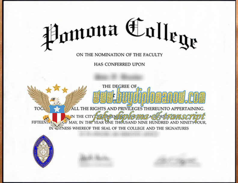 BUY Pomona College Fake Diploma Ethics