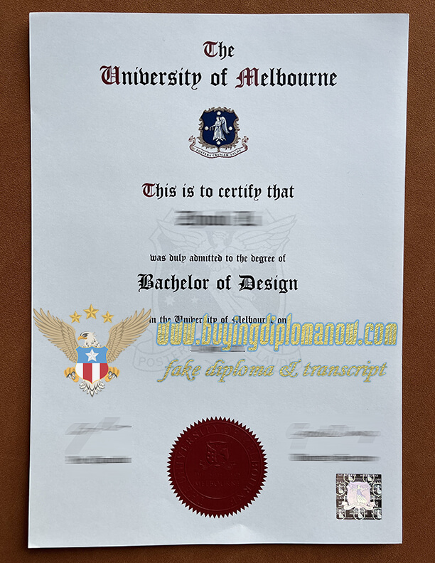 How to fake University of Melbourne diploma