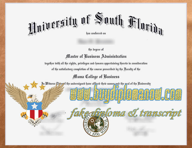 Extreme Buy University of South Florida Fake Diploma