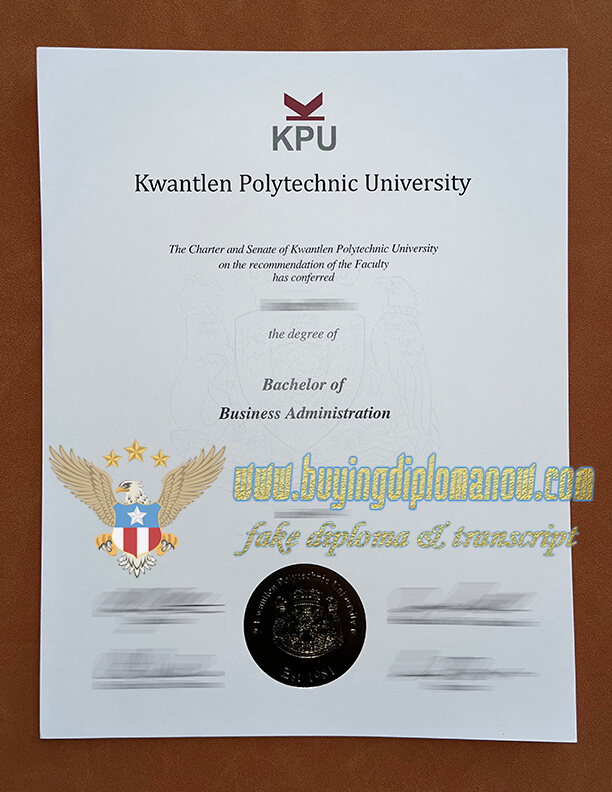 where to Kwantlen Polytechnic University fake diploma online,