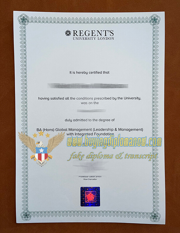 how to Prove Regent's College fake degree 
