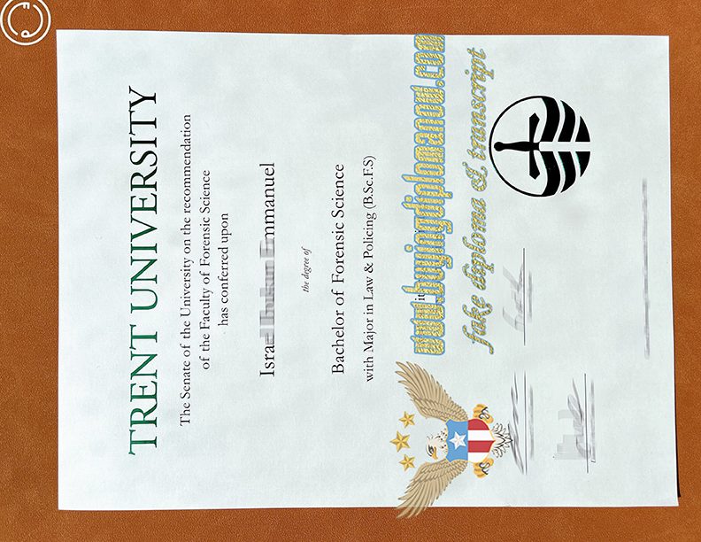 Where to Trent University fake diploma