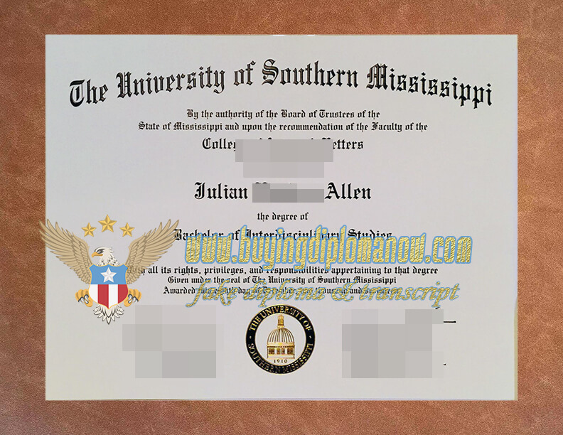 University of Southern Mississippi fake degree