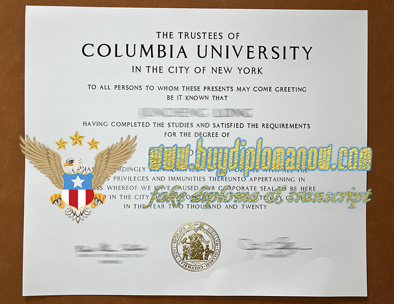 Order a Columbia University fake diploma
