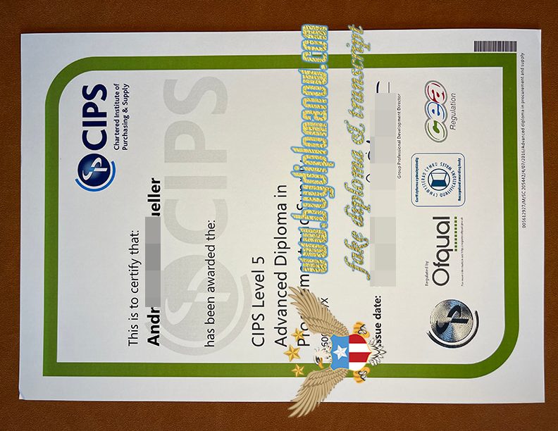 buy a CIPS fake certificate