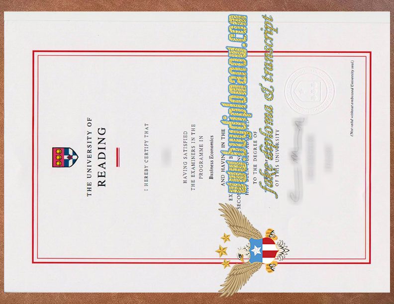 University of Reading Fake Diploma