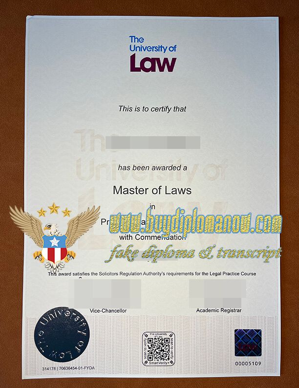 Order a ULaw fake certificate online