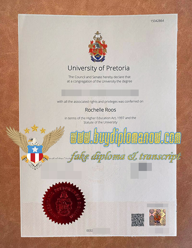 Order a University of Pretoria fake diploma