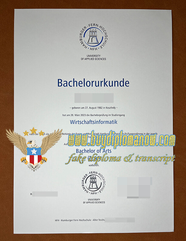 Make a HFH Fernhochschule Fake Diploma