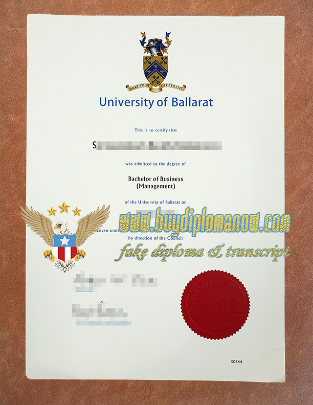 Unviersity of Ballarat fake degree