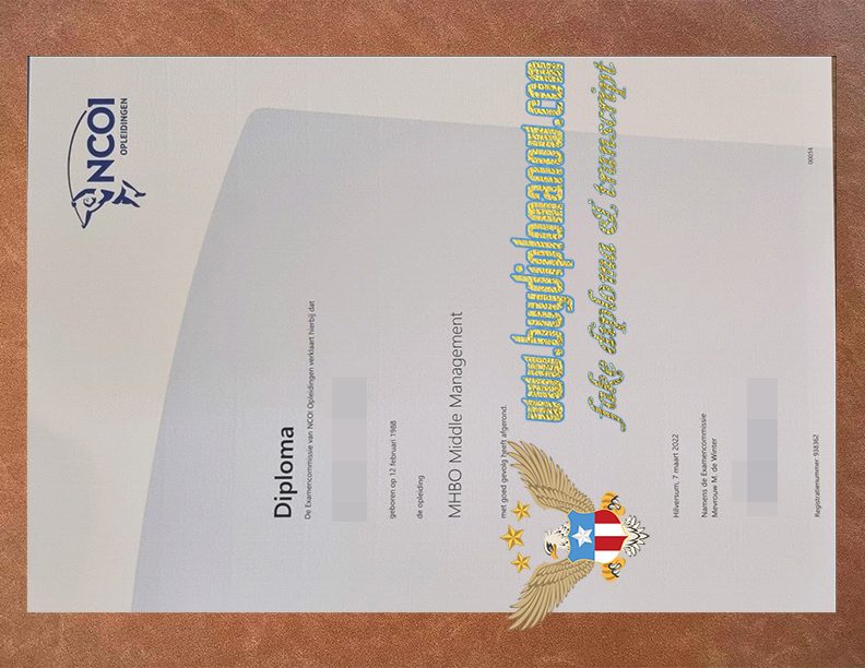 Make a Hogeschool NCOI diploma