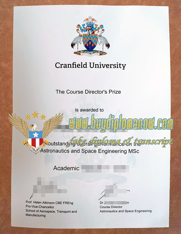 Buy a Cranfield University diploma