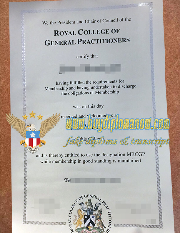 Order a MRCGP diploma