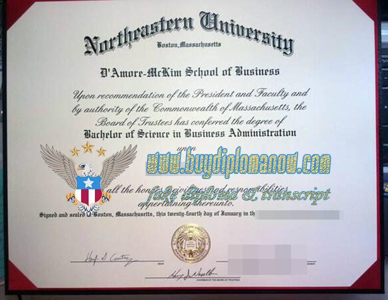 Professional manufacture Northeastern University fake degree