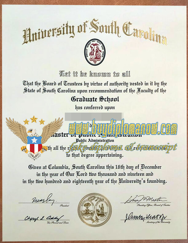 Earn a USC diploma by purchase